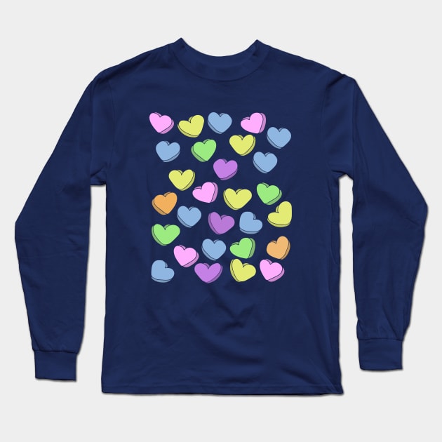 Valentine's Day Sweethearts Long Sleeve T-Shirt by bubbsnugg